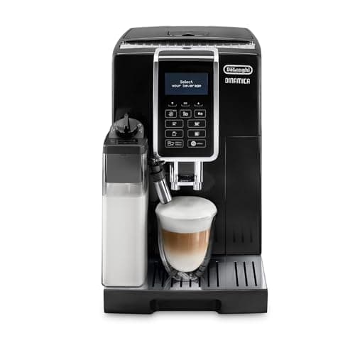 デロンギ(DeLonghi) コンパクト全自動コーヒーメーカー ディナミカ ミルクタンク付 1.8L ブラック ECAM35055B