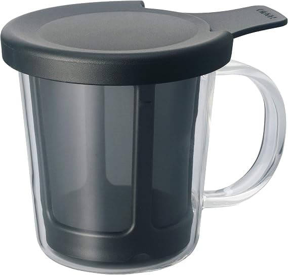 HARIO(ハリオ) ワンカップ コーヒーメーカー 1杯用 170ml ブラック ワンカップ ティーメーカー 日本製 OCM-1-B